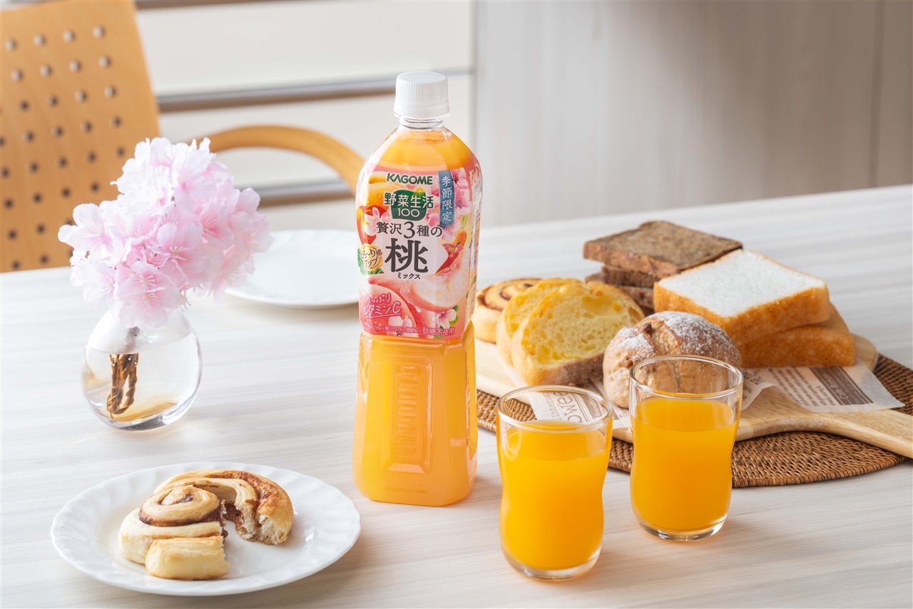 ＜季節限定＞「野菜生活100 Smoothieおかやま夢白桃＆アップルマンゴーＭｉｘ」新発売