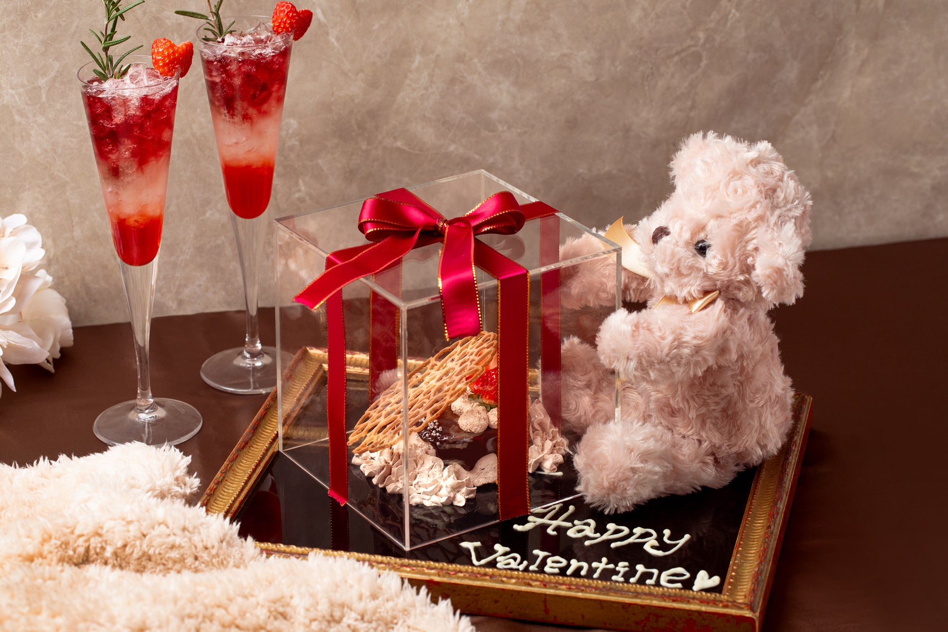 《新宿》で愛を運ぶくま。バレンタインアフタヌーンティー『ラブベア-LOVE BEAR-』＜1日10組限定＞2月販売開始！！