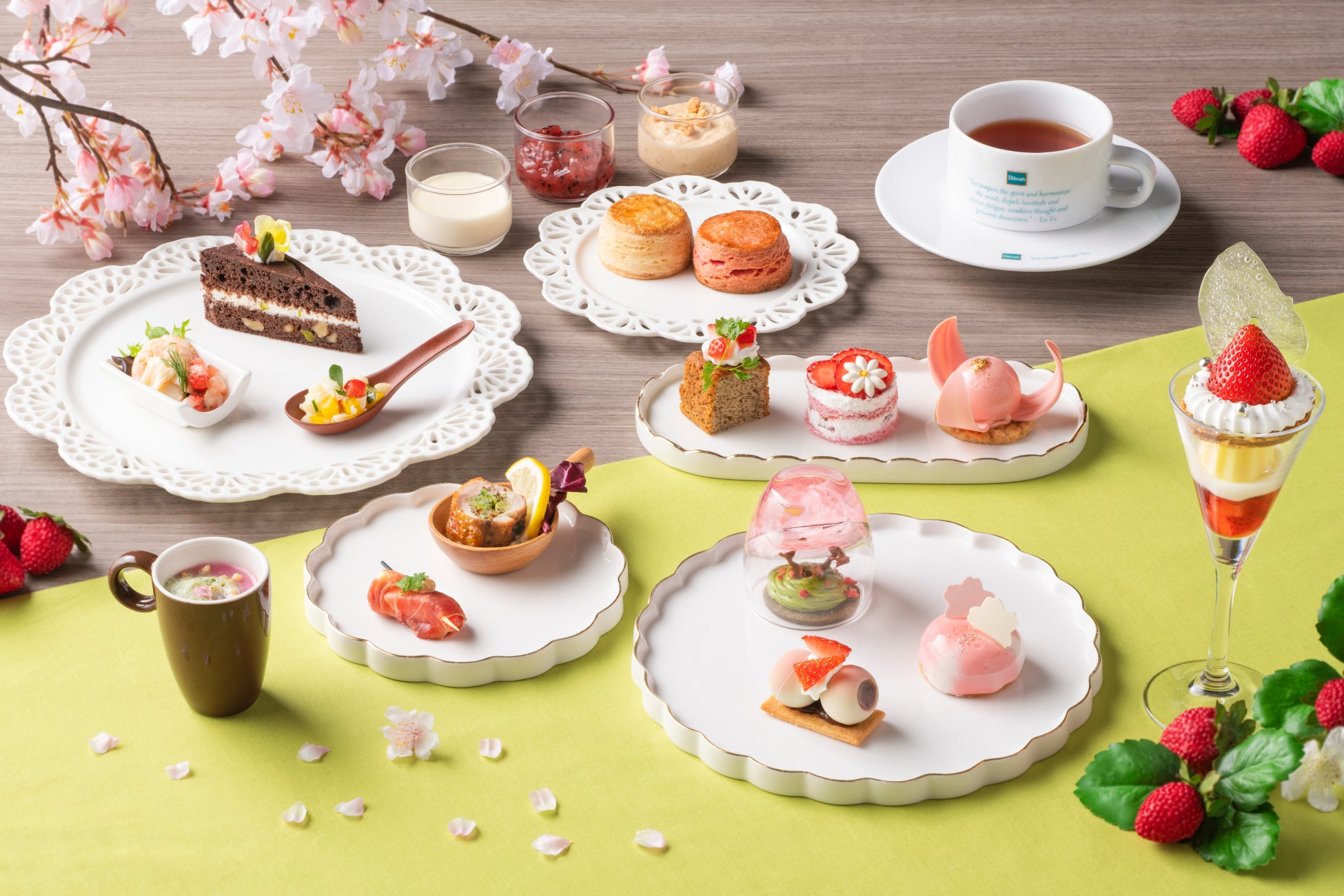 【春季限定】プロントに春の訪れを感じる桜ドリンク２品が新登場！Pラテ「桜わらび餅ラテ」＆「桜ミルクティー」を販売開始！2/18～4/7