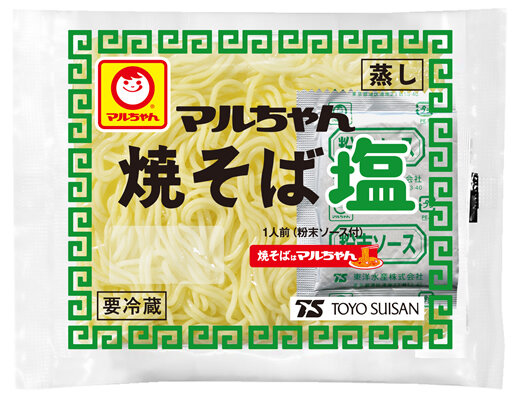 「マルちゃん焼そば　しょうゆ味　３人前」「同　期間限定　えび塩味　３人前」新発売のお知らせ
