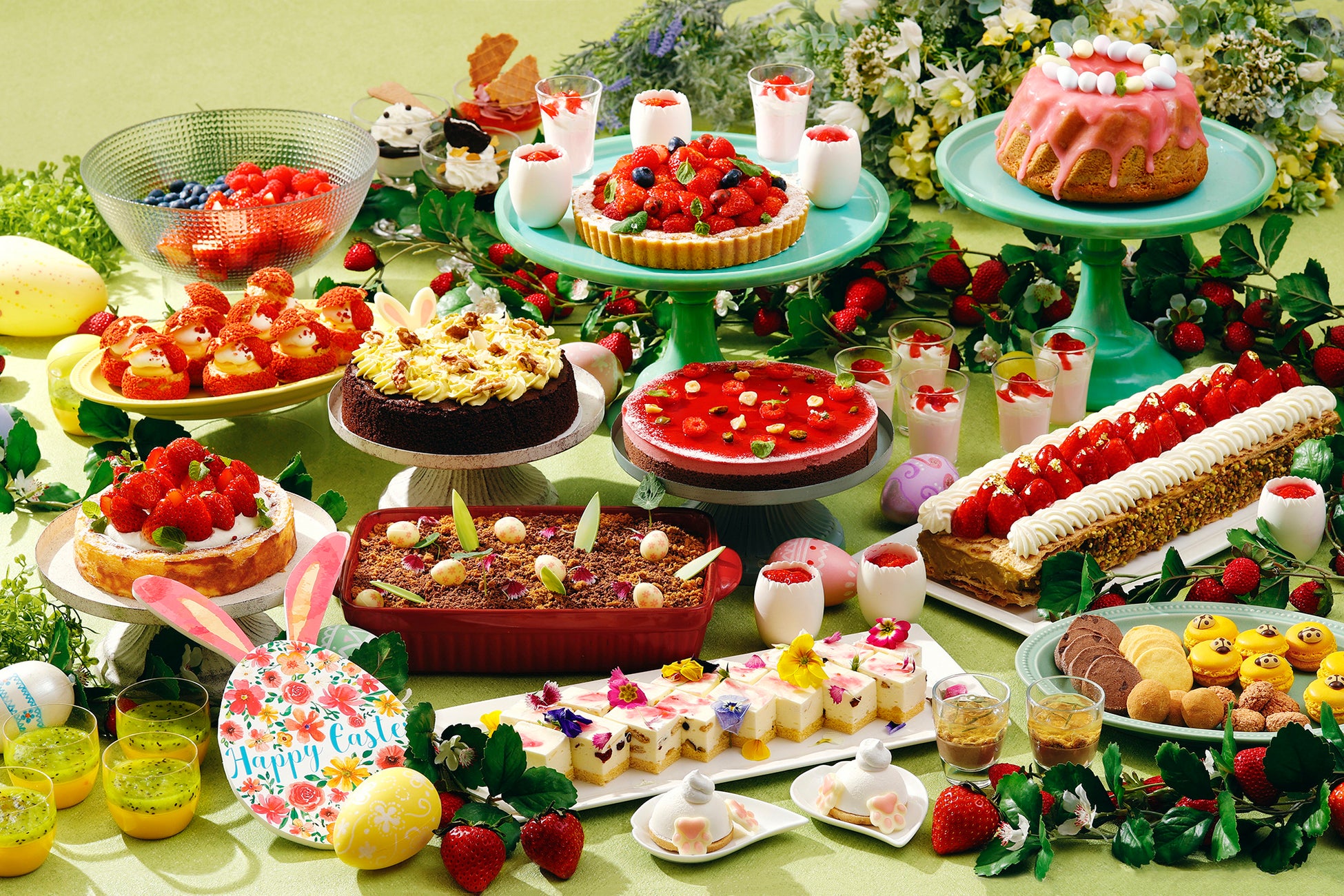 【広島・八丁堀｜春の苺づくしスイーツ＆お食事が食べ放題】福屋八丁堀本店レストランにて「ストロベリースイーツビュッフェ2025」が2/18(火)スタート！