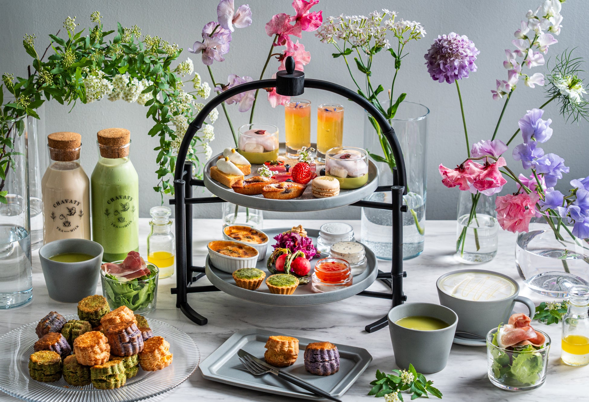 “FAUCHON Meets Matcha” 辻利兵衛本店とフォションホテル京都によるコラボ抹茶アフタヌーンティーを5月7日(水)から7月19日(土)までご提供