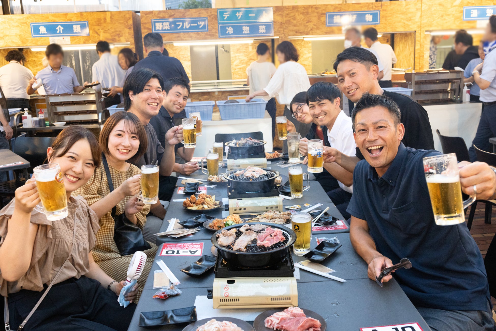 「日本一楽しくて元気になれるビアガーデン」名古屋三越屋上に200種類以上の食べ飲み放題ができる『ビアガーデン マイアミ』が4/14よりオープン！！
