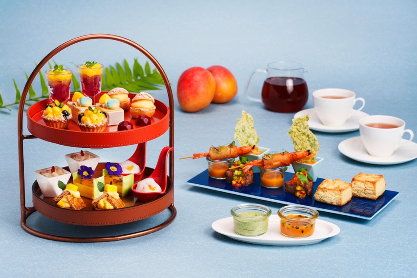 【オリエンタルホテル福岡 博多ステーション】目の前で仕上げる九州産黒毛和牛の岩塩炙りや牛肉100%ハンバーグ煮込みとチーズのポットパイなどが楽しめる「LINK SQUARE LUNCH BUFFET」