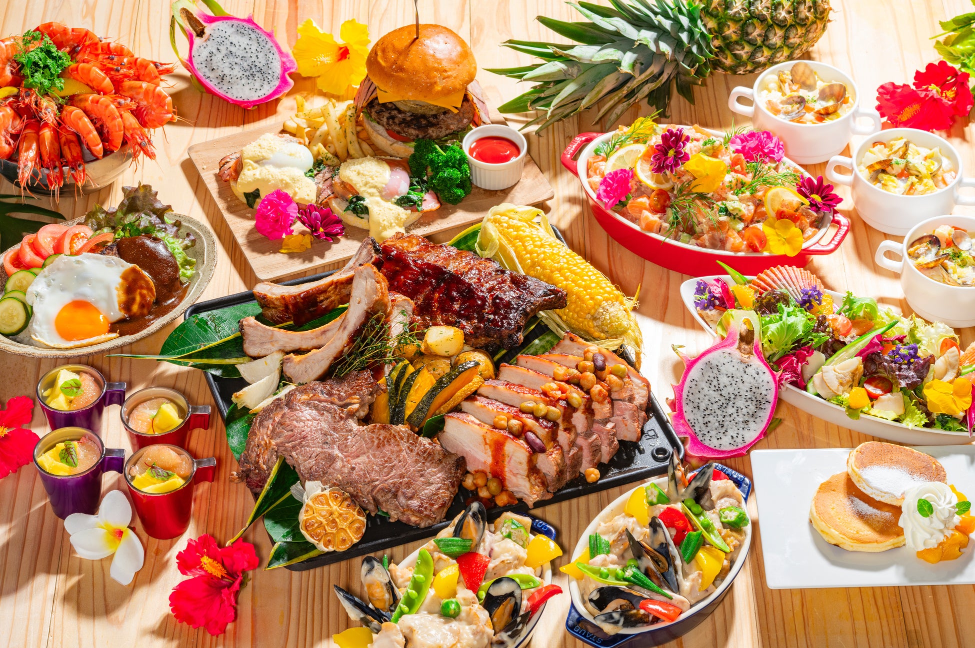 佐賀玉屋、7月7日（月）より 屋上テラス「たまぞら」でBBQプランをスタート！