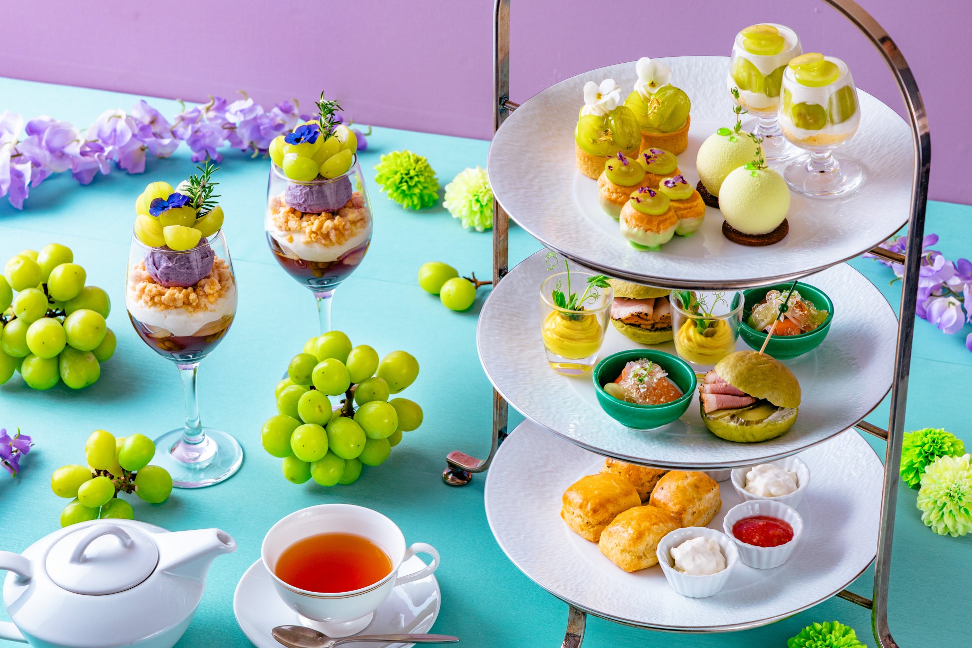 秋のフルーツと芋・栗・南瓜を贅沢に。ティースタンド＆ブッフェで楽しむ「オータム アフタヌーンティー」