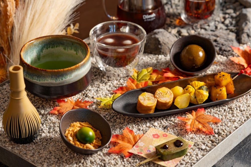 【京都】レトロでモダン、和と洋をMixしたスイーツや懐かしさ溢れる黒猫アイコンのプリンアラモード！真っ赤な椿の花をイメージしたスペシャルデザートもご用意『はんなり大正浪漫アフタヌーンティー』