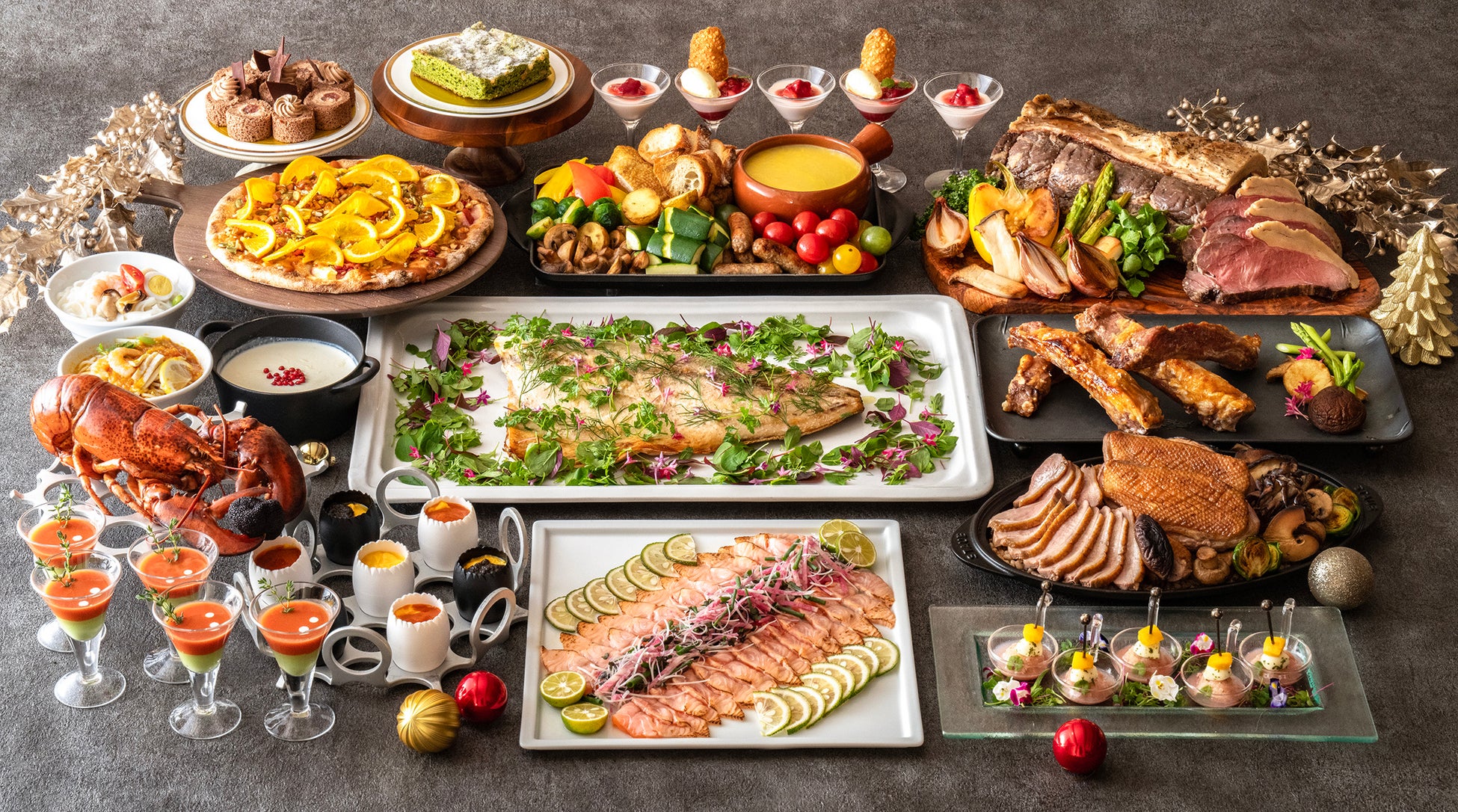 【京王プラザホテル八王子】サンタや雪だるまがかわいい家族向けや優雅なデザインの少人数向けなど、クリマスケーキ・パウンドケーキ計7種の予約を10月1日(水)から開始