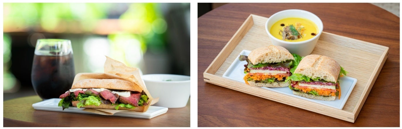 （東京・表参道）心と身体を慈しむ“養生”のカフェ「enoak（エノーク）」　手軽にヘルスケアできる新メニュー　旬野菜のサンドイッチやさつまいものスムージーなどが登場