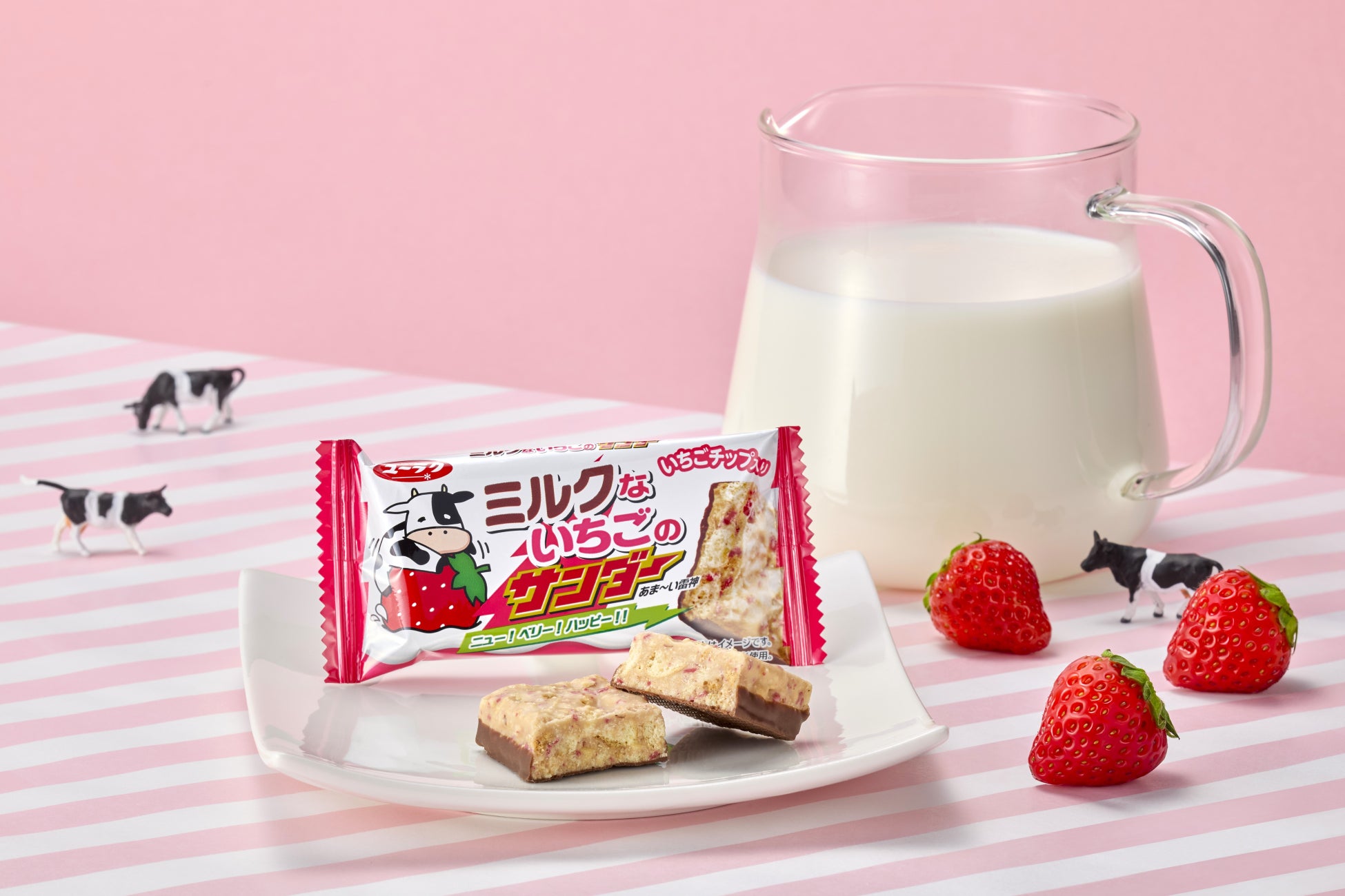 栃木県産スカイベリーピューレ×北海道マスカルポーネチーズのマリアージュ。栃木佐野SA限定「ミルクチーズケーキ苺」を【東京ミルクチーズ工場】より発売いたしました。