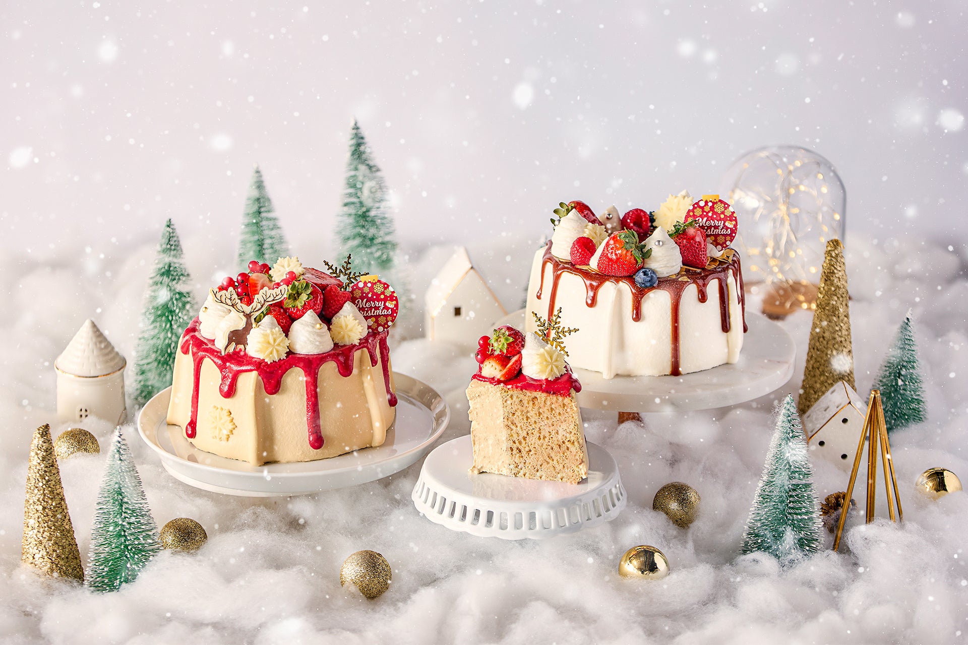 【ロクシタンカフェ】冬限定メニュー本日より登場。甘酸っぱいベリーが主役の心華やぐご褒美パフェ。