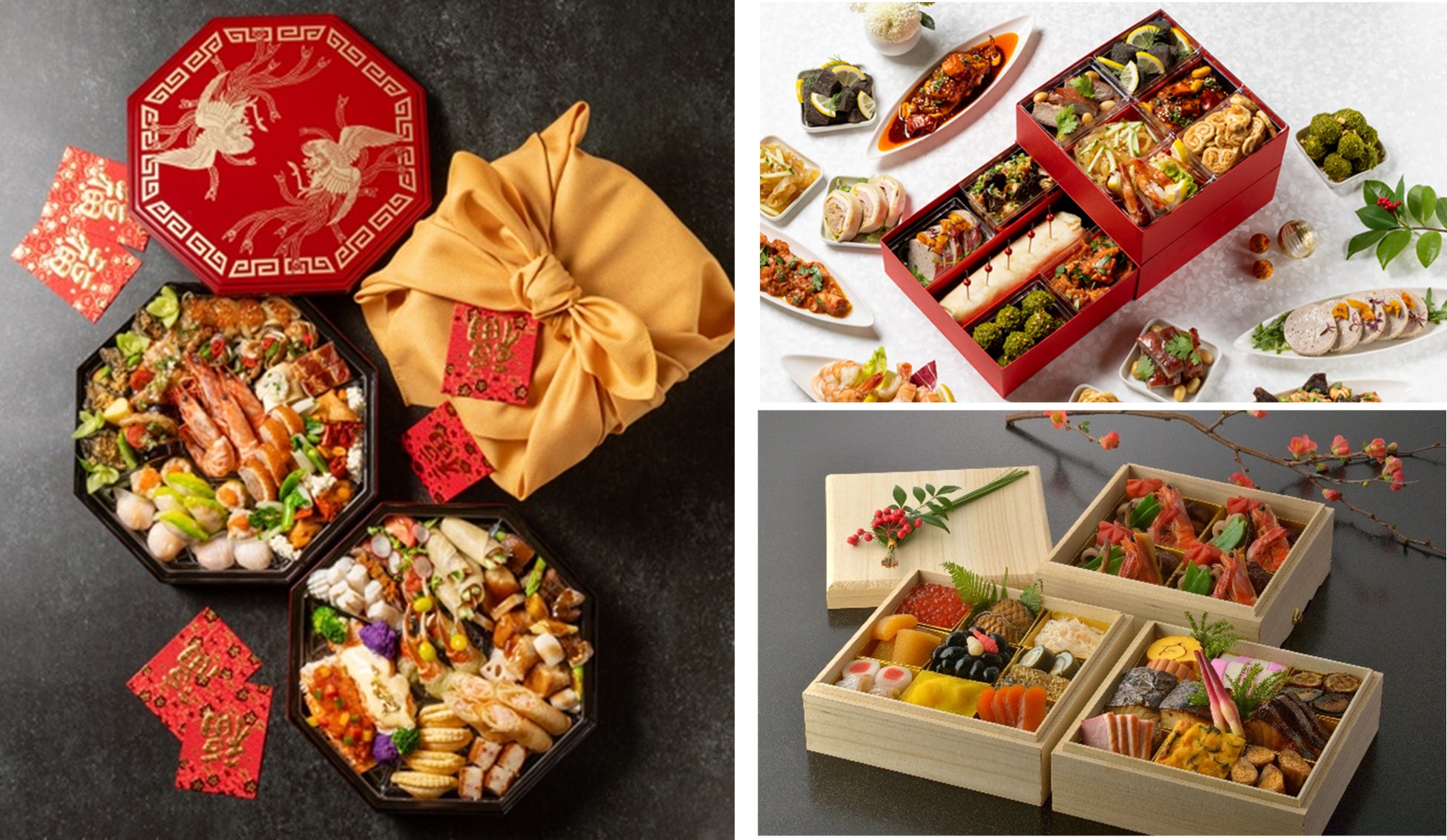 吉祥の極み“鳳凰”デザインのボックスに伊勢海老や鮑などでつくる中国料理の詰め合わせ！ホテル内4つのレストランの味を一度に楽しむボックスなどフェスティブシーズンを彩るテイクアウトプレート＆おせちが登場