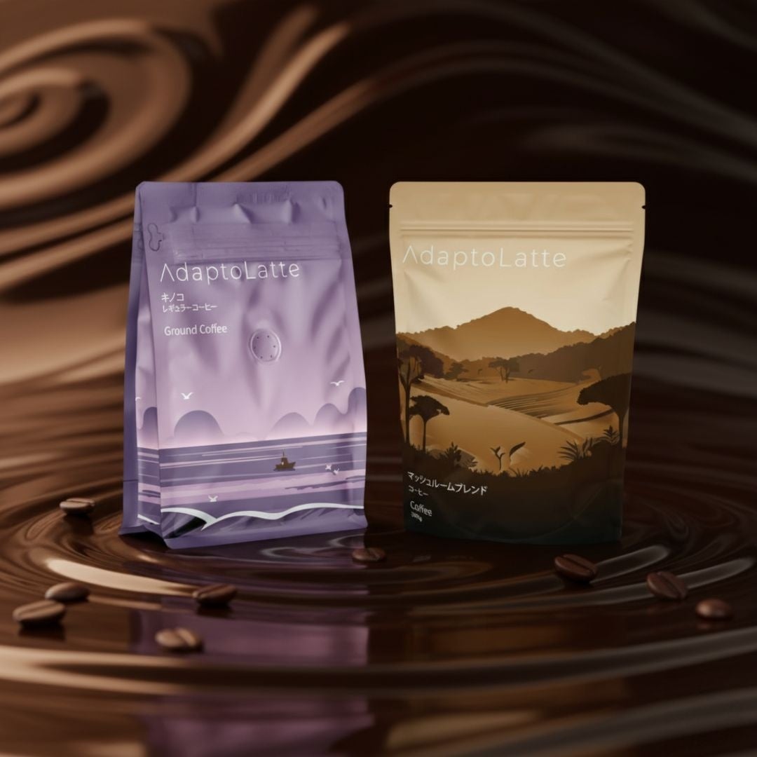 アダプトラテより2つの新しいマッシュルームコーヒーのフレーバーが登場！11月6日より販売開始