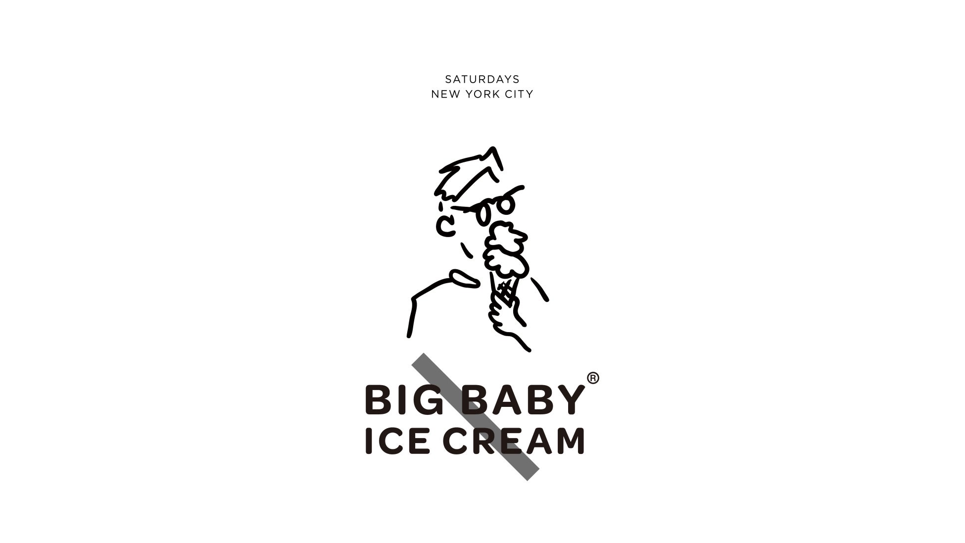 BIG BABY ICE CREAMとSaturdays NYC のコラボレーションメニュー＆アイテムがSaturdays NYC NEWoMan TAKANAWAにて限定発売