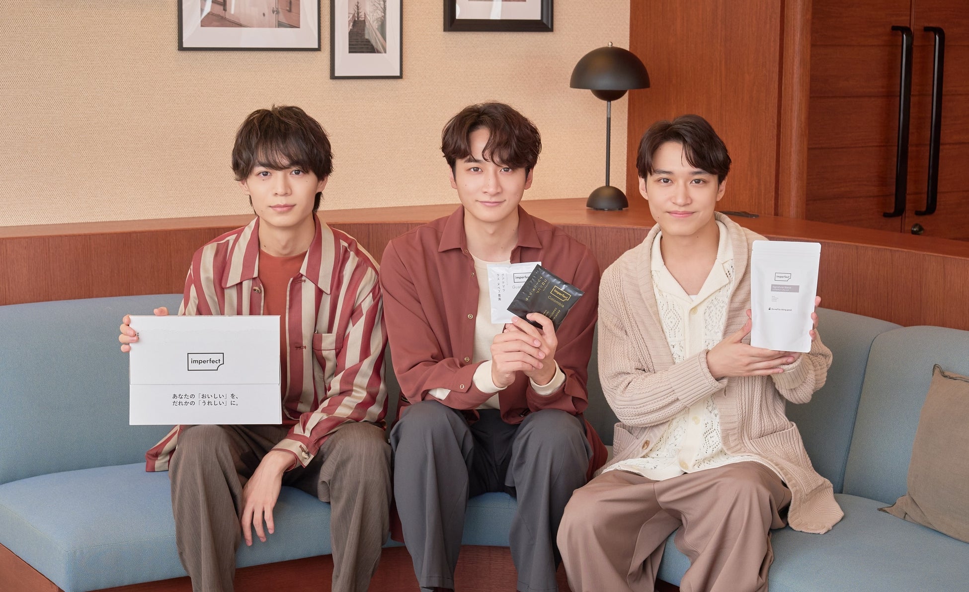 【imperfect 特別コラボ】チーム・ハンサム！の20周年を記念してチーム・ハンサム！×imperfect コラボのコーヒー定期便が登場