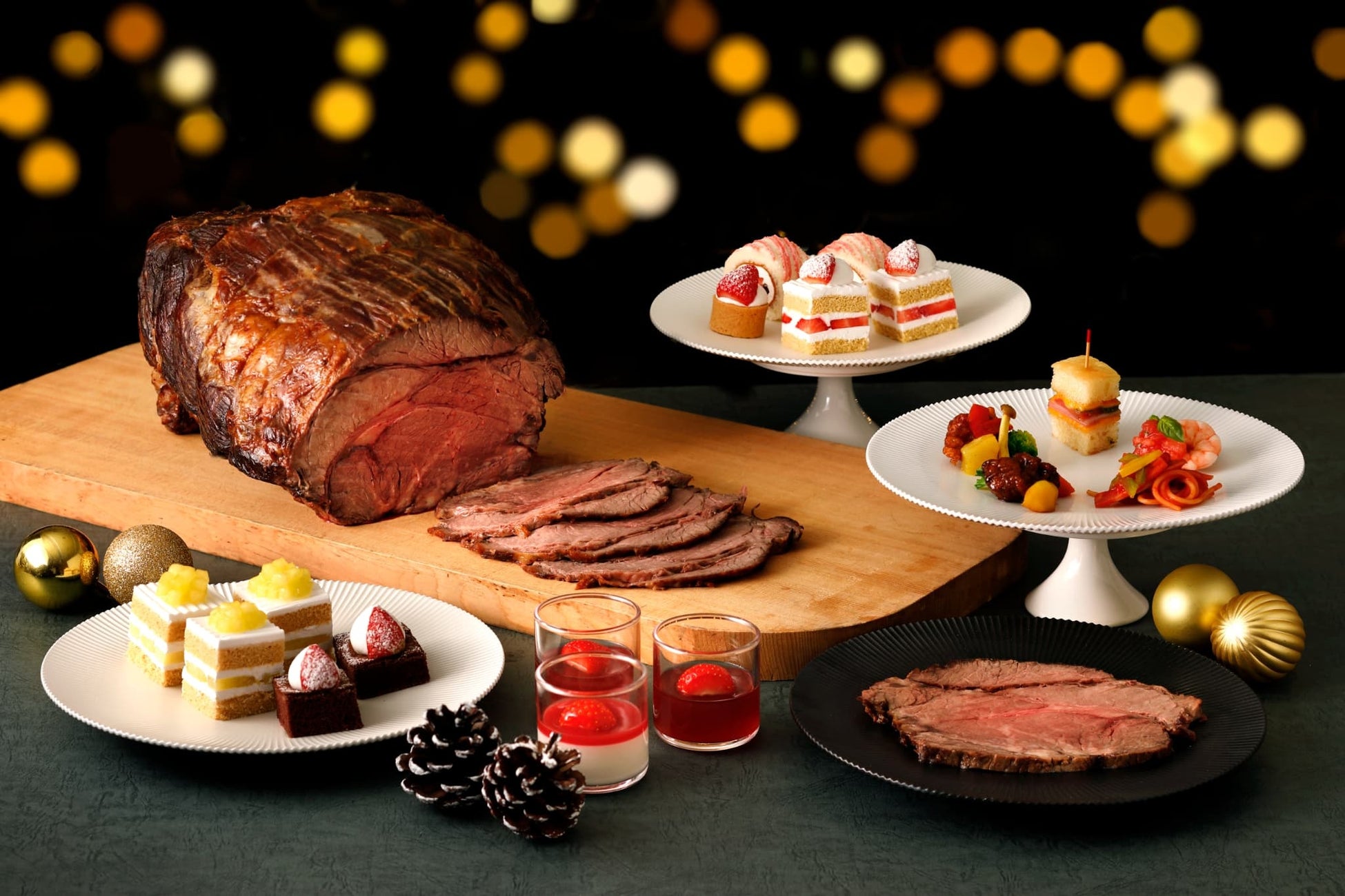 クリスマス限定！スイーツと夜景を心ゆくまで堪能するナイトビュッフェ開催。