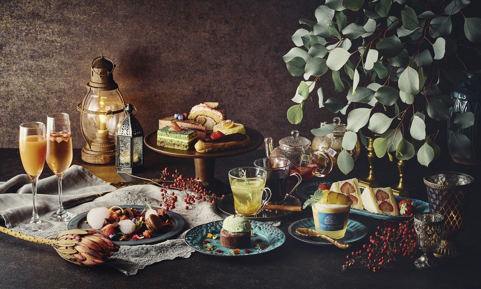 クリスマスマーケットで賑わう「神⼾布引ハーブ園」のレストランやカフェラウンジで「心も体も温まるフェア」を開催中！スイーツを中心とした期間限定メニューが登場。”ほっこり、ゆったり”楽しいひと時を・・・。