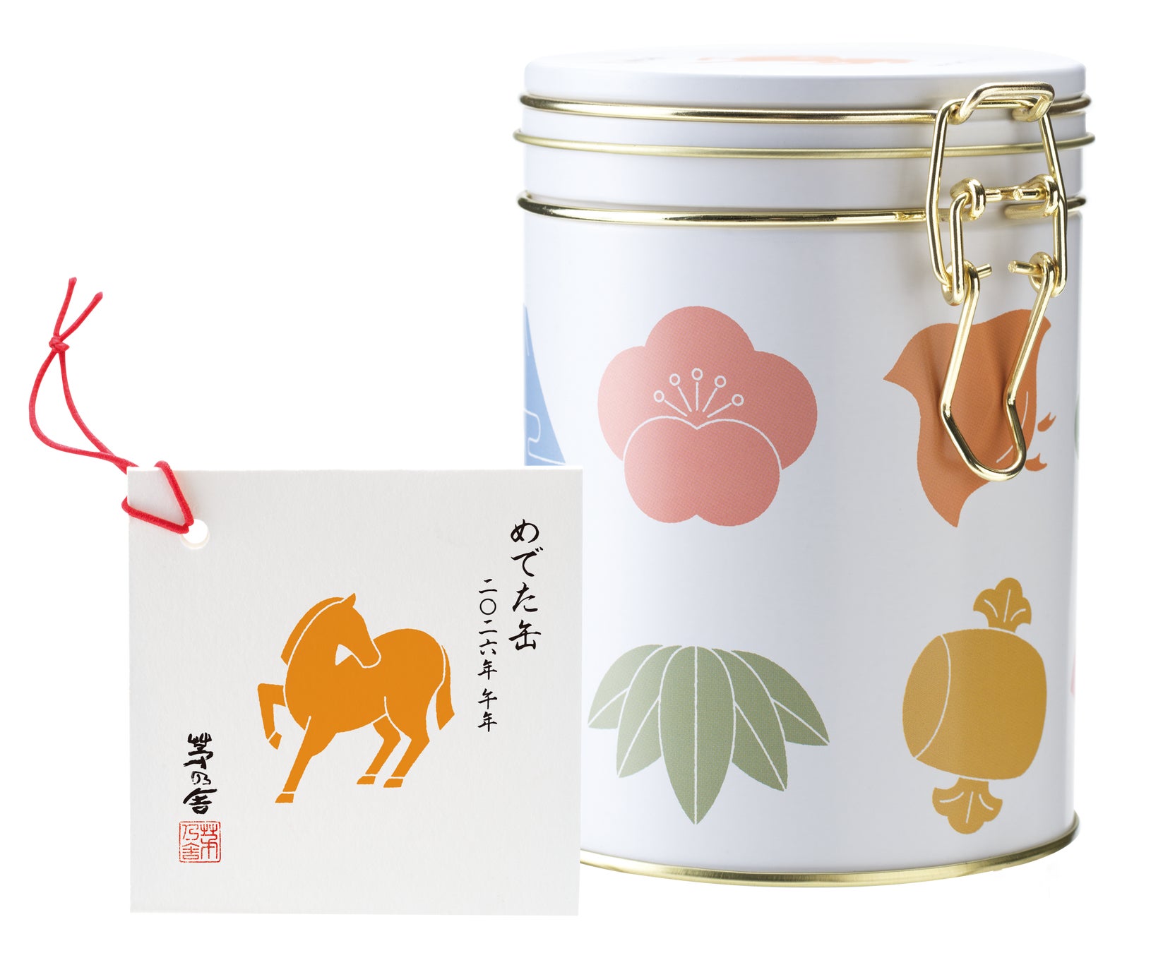 茅乃舎より、2026年の干支“午（うま）”をモチーフにした「めでた缶」「初春招福だし5種ギフト」が数量限定で新発売！