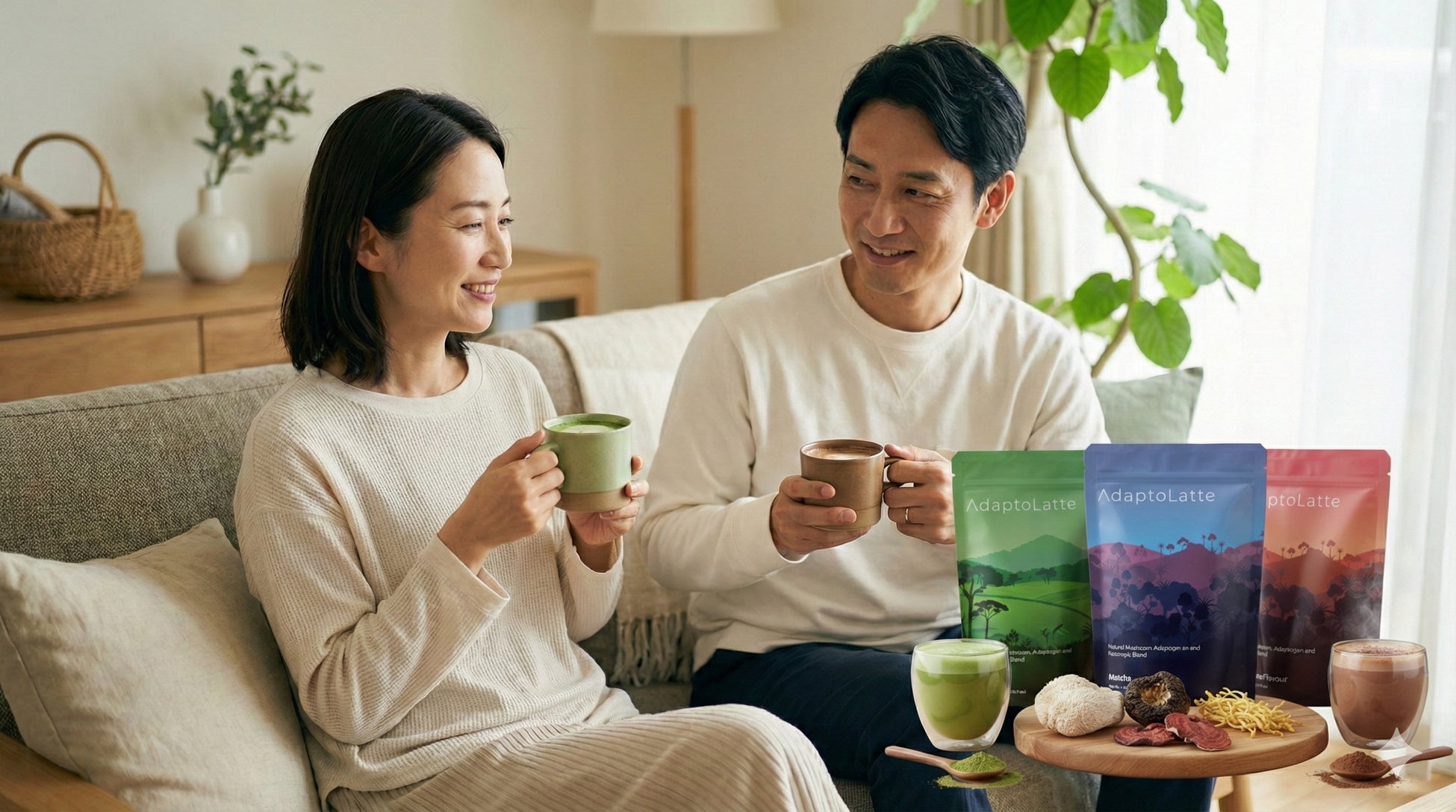 30代・40代の心と身体の「ゆらぎ」を感じたら。マッシュルームコーヒー「アダプトラテ」で自然の恵みで“整える”一杯を。