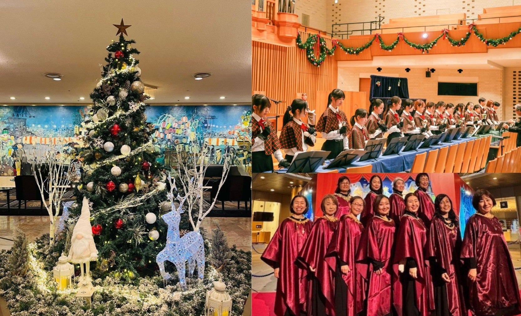 “聖夜に響くハンドベルとゴスペル”　ホテルニューオータニ博多「クリスマスロビィコンサート2025」開催