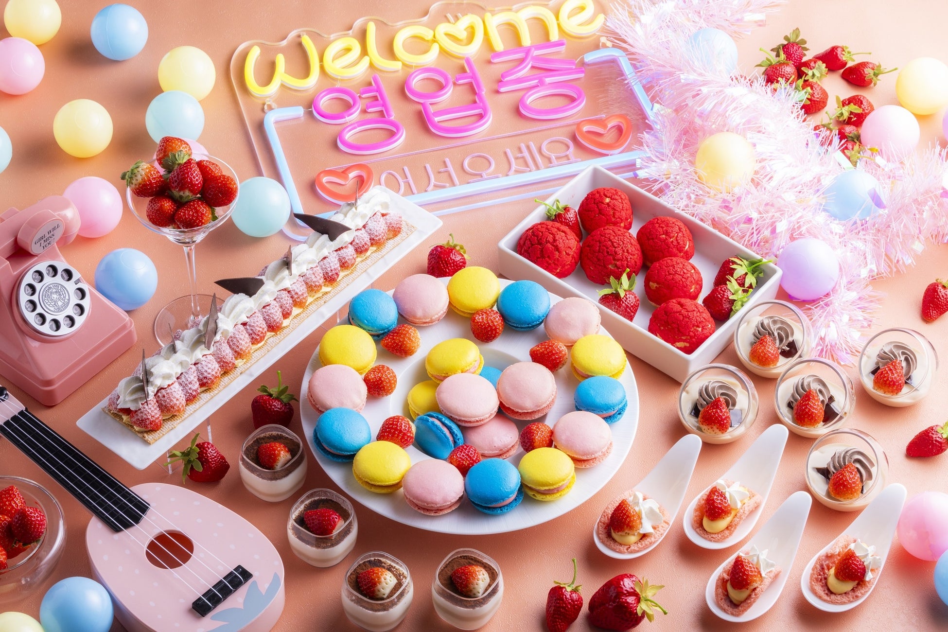 ダブルツリーbyヒルトン大阪城　いちごスイーツと韓国料理が充実のランチビュッフェやいちごアフタヌーンティーを提供開始