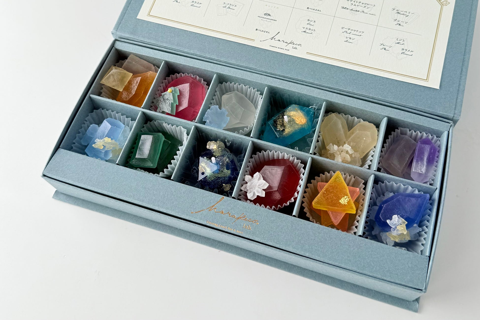 クリスマス前のお届けはお早めに！”まるで宝石”きらめく琥珀糖の限定ボックスを好評販売中