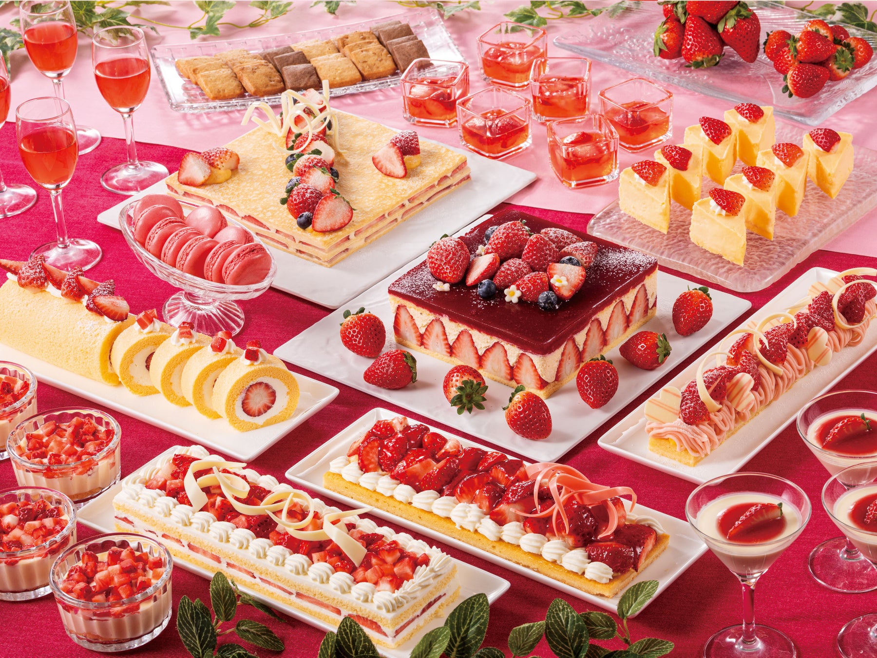 東京ベイ舞浜ホテル　ファーストリゾートが【いちごスイーツが食べ放題】ストロベリースイーツビュッフェを開催（2026年2月21日～23日、3月14日、15日）