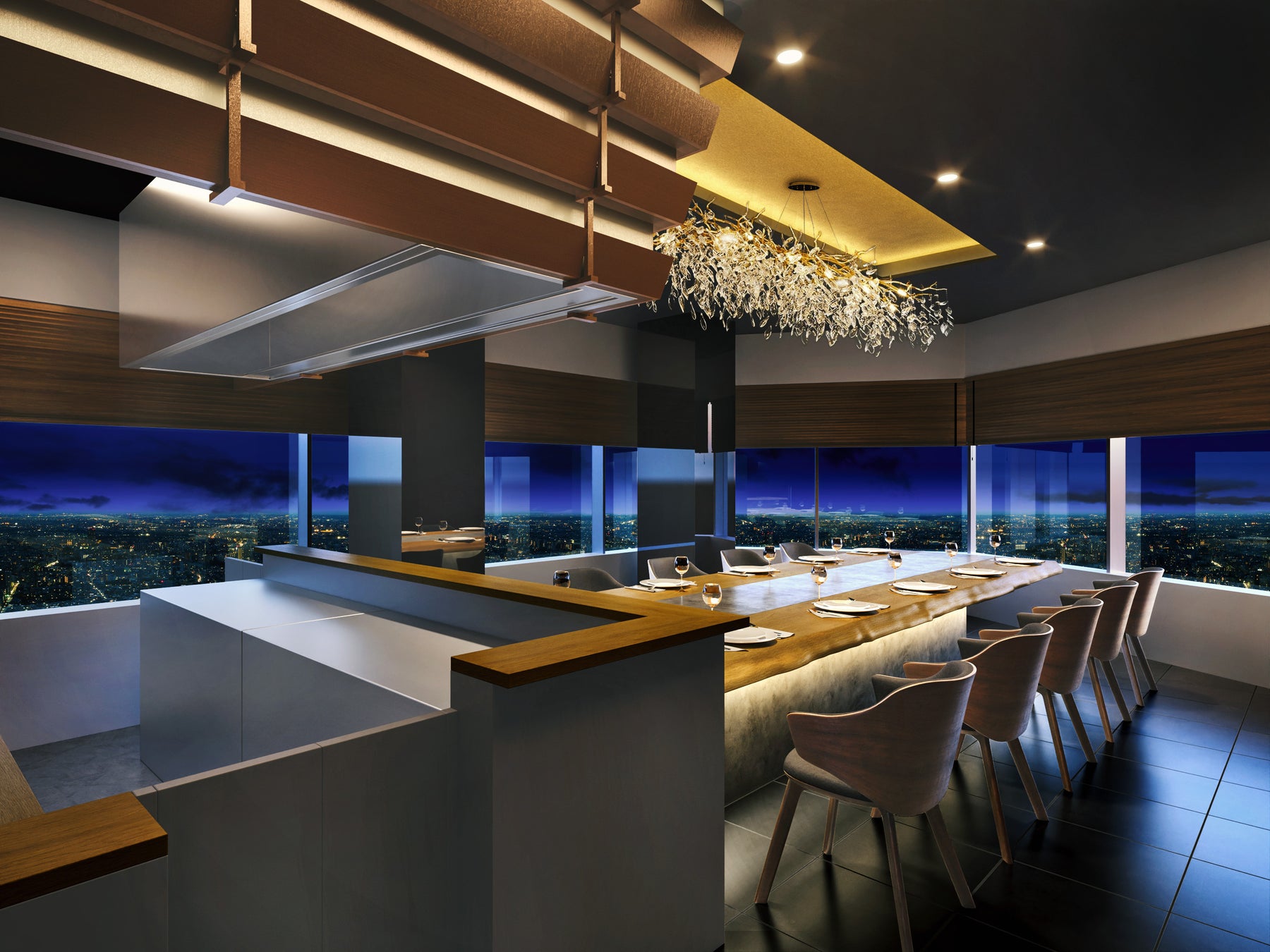 アパホテル＆リゾート〈東京ベイ幕張〉　鉄板焼「THE 七海」49階移転オープン