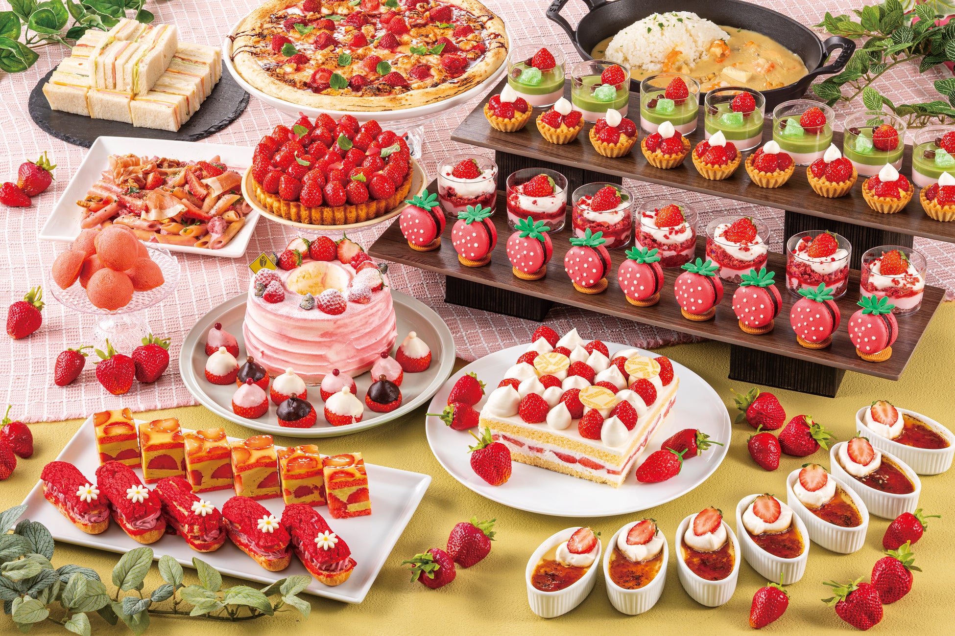 旬の苺を使ったスイーツをご堪能あれ ローズホテル横浜「苺フェア」開催