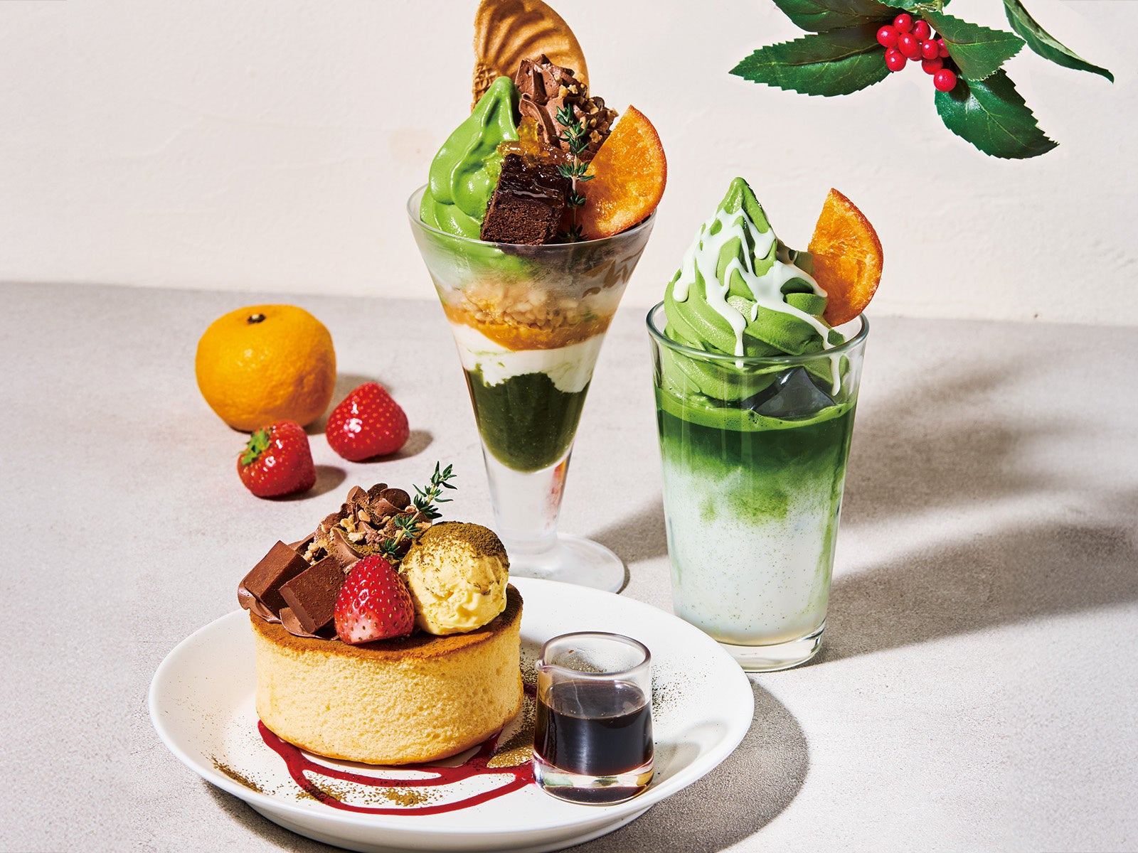 「伊右衛門カフェ」が冬のショコラ×日本茶をテーマにした冬の限定スイーツと柚子茶漬けの期間限定販売を開始！