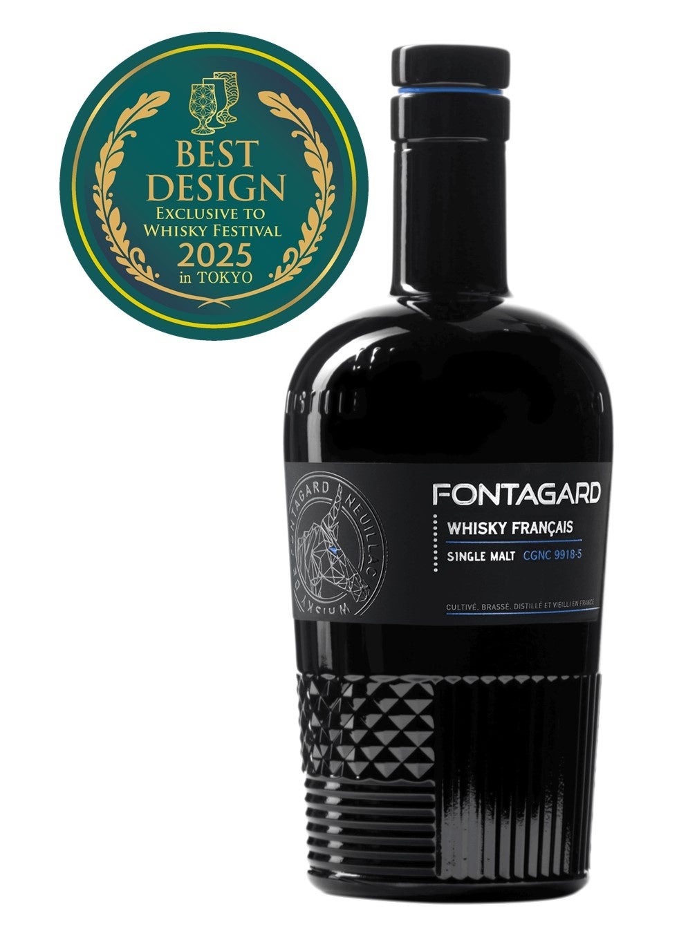 フランス産シングルモルトウイスキー「フォンタガール」が「東京ウイスキー&スピリッツコンペティション（TWSC）2025」にてデザイン賞受賞！