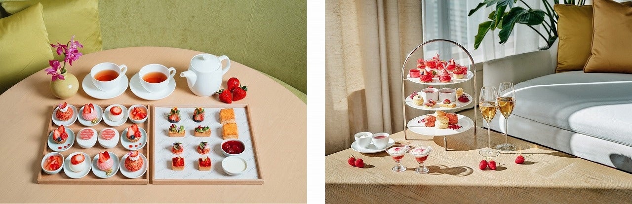 東京エディション虎ノ門と東京エディション銀座で旬の苺を堪能するストロベリーアフタヌーンティーを展開
