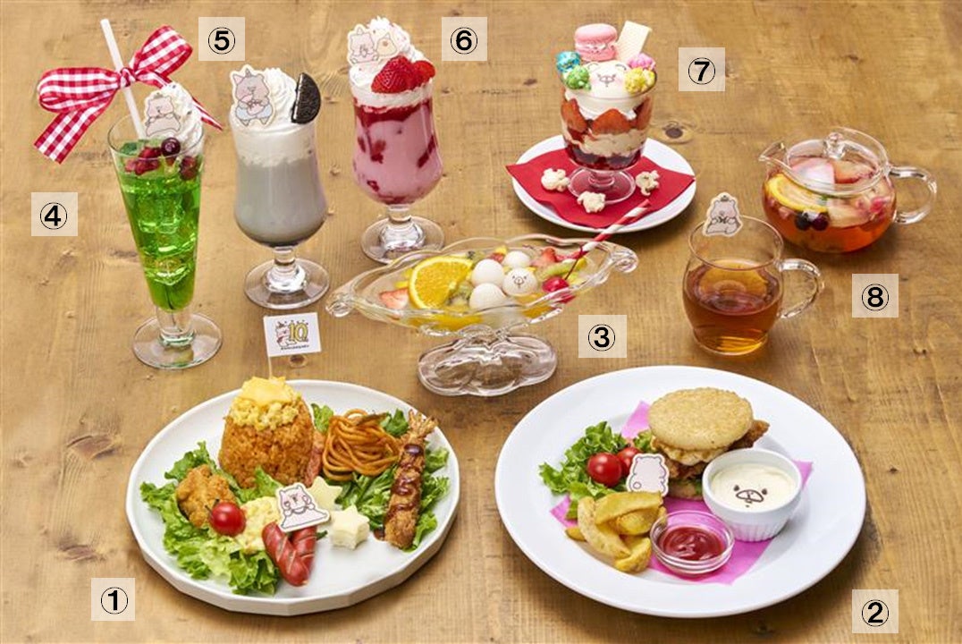 カプコンカフェ 池袋店＆梅田店　「ともだちはくま」生誕10周年を記念したコラボメニューを大公開！