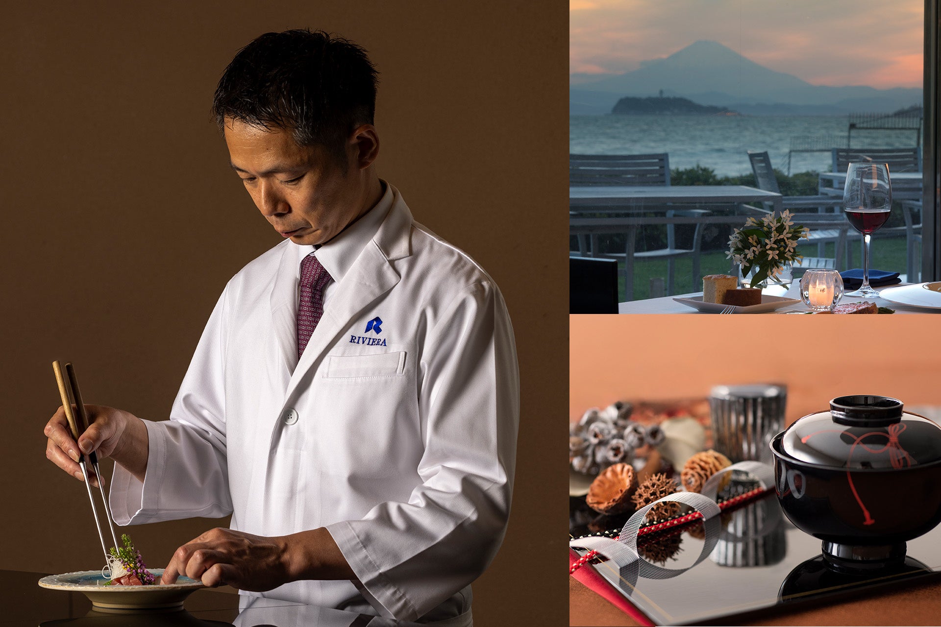 新年、二夜だけの「日本の冬の贅」蟹・ふぐ・クエを堪能する特別会席を、元公邸料理人・伊藤康裕が手がける｜湘南のラグジュアリーリゾート【リビエラ逗子マリーナ】