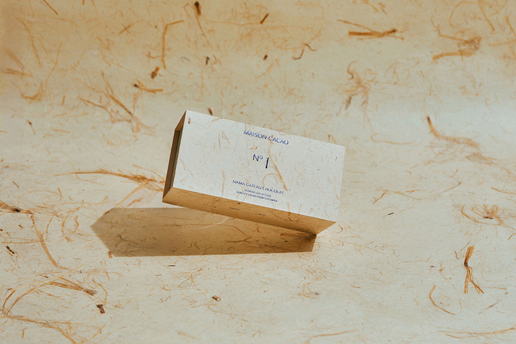 【テロワール】を楽しむ月替りの「生ガトーショコラ」No.1は名尾手すき和紙の美しい箱と共に。1月1日より限定登場 。