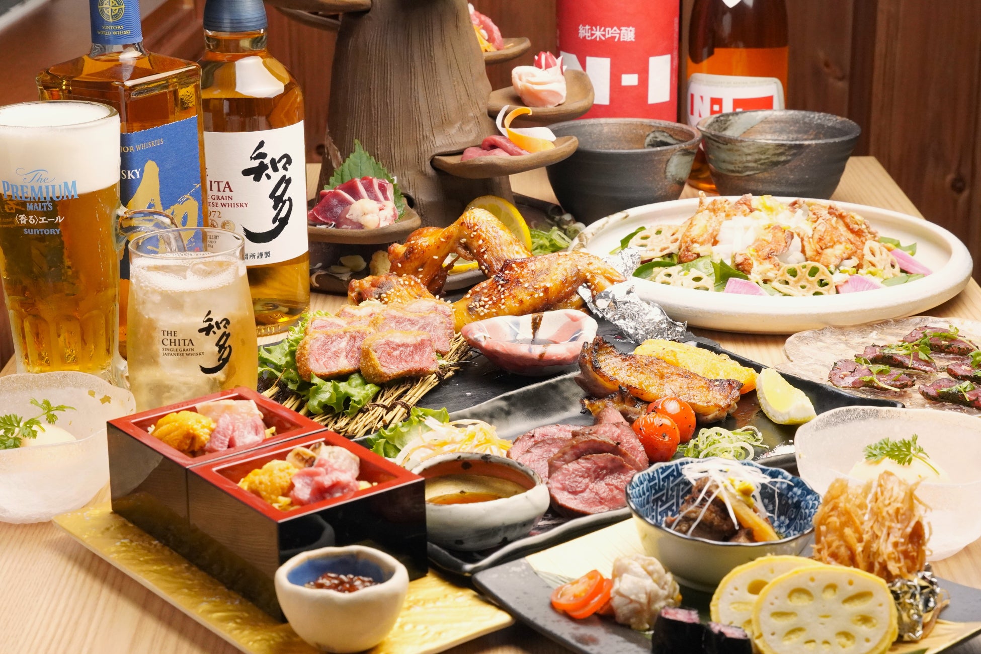 “午年”の走り出しは馬肉から！純国産馬肉×天草大王で迎える、年始の贅沢コースが新登場【純国産馬刺しと朝引き鶏 にほんいち 大阪堺筋本町店】