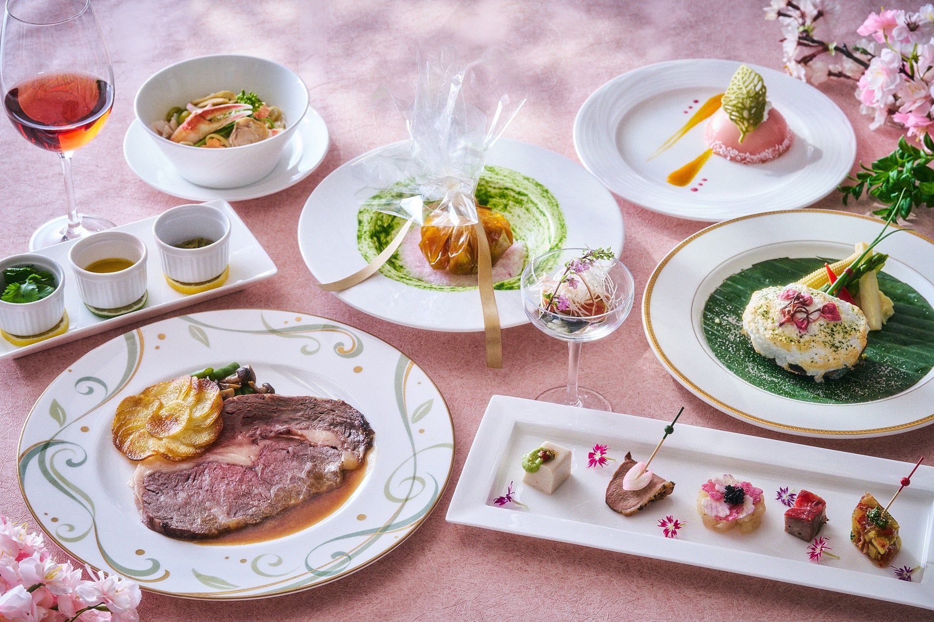 【品川プリンスホテル】安孫子明由×藤井信弘 ふたりのシェフが贈る「『春香る饗宴』～中国料理とフランス料理の二重奏～」を開催