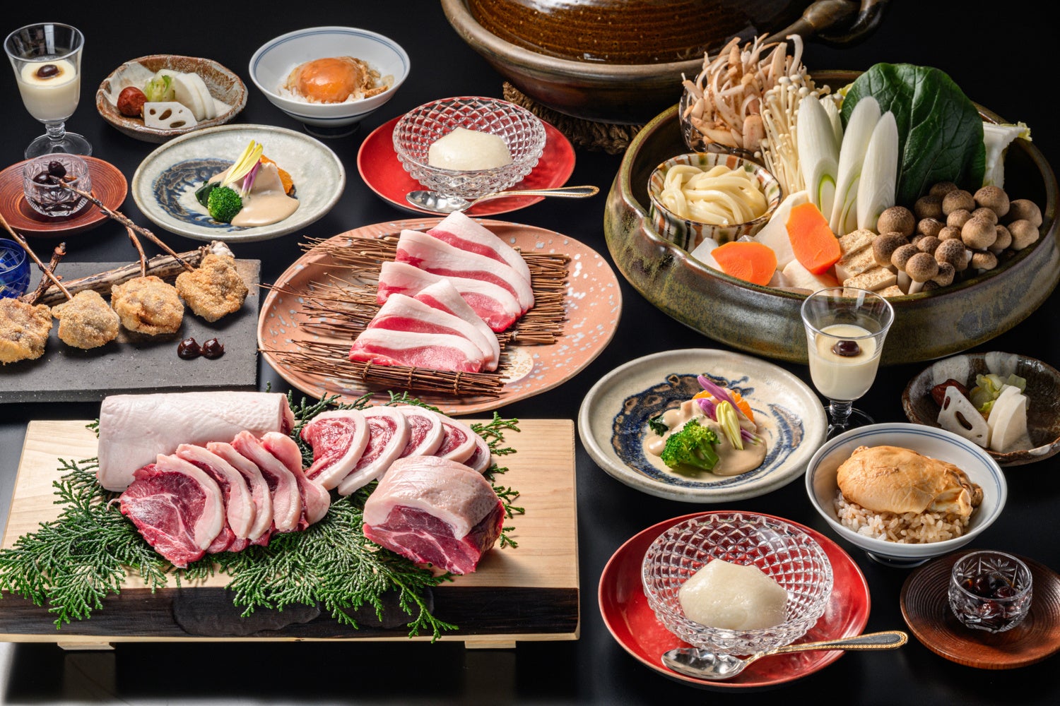 「近又史上最も希少価値が高いぼたん鍋」 幻の小猪肉と篠山ジビエの饗宴　季節限定「ぼたん鍋お食事コース（上撰）」提供開始—(丹波篠山 近又)