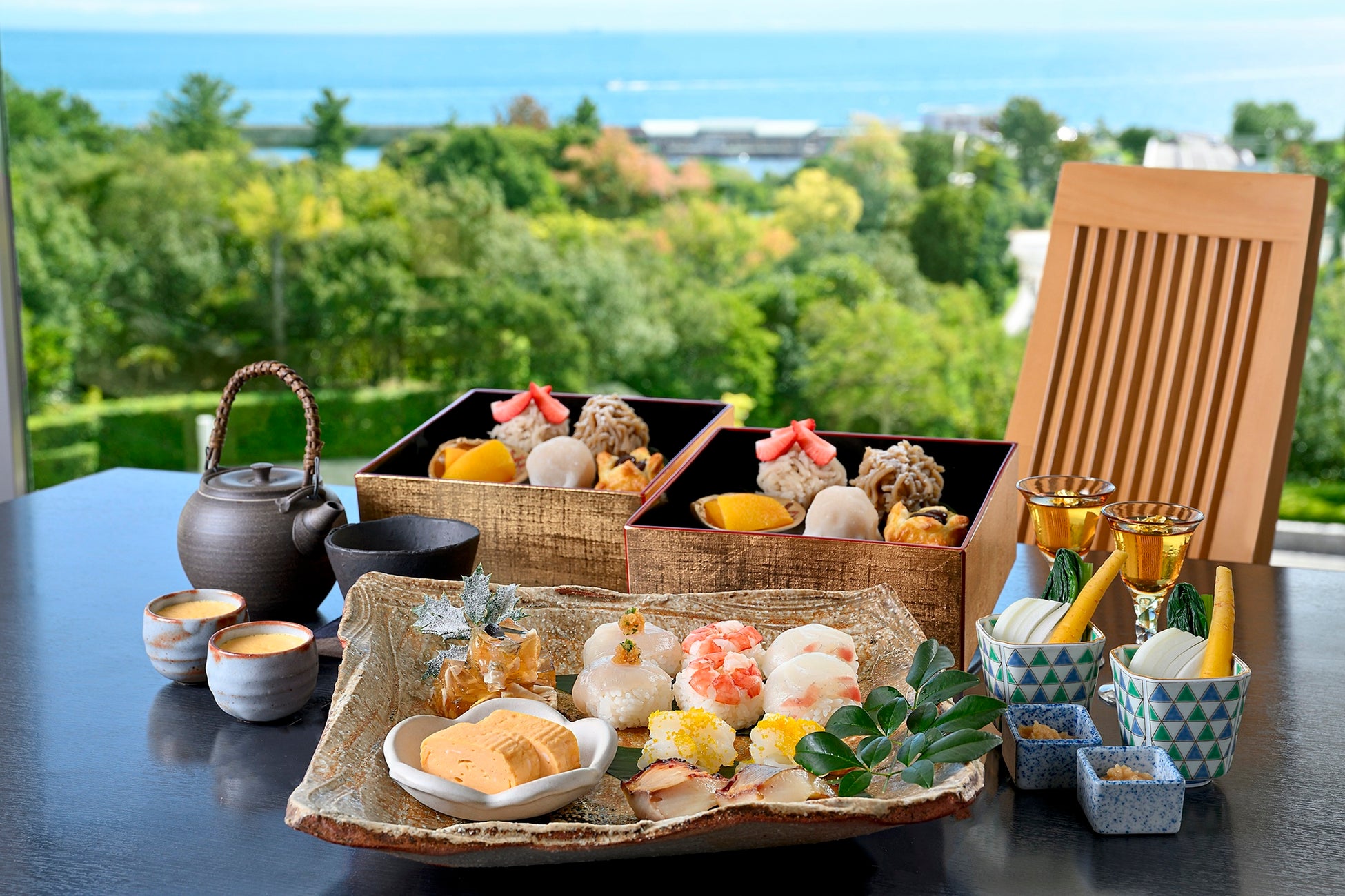 【グランドニッコー淡路】日本料理「あわみ」新春・和アフタヌーンティーを2026年1月23日より提供