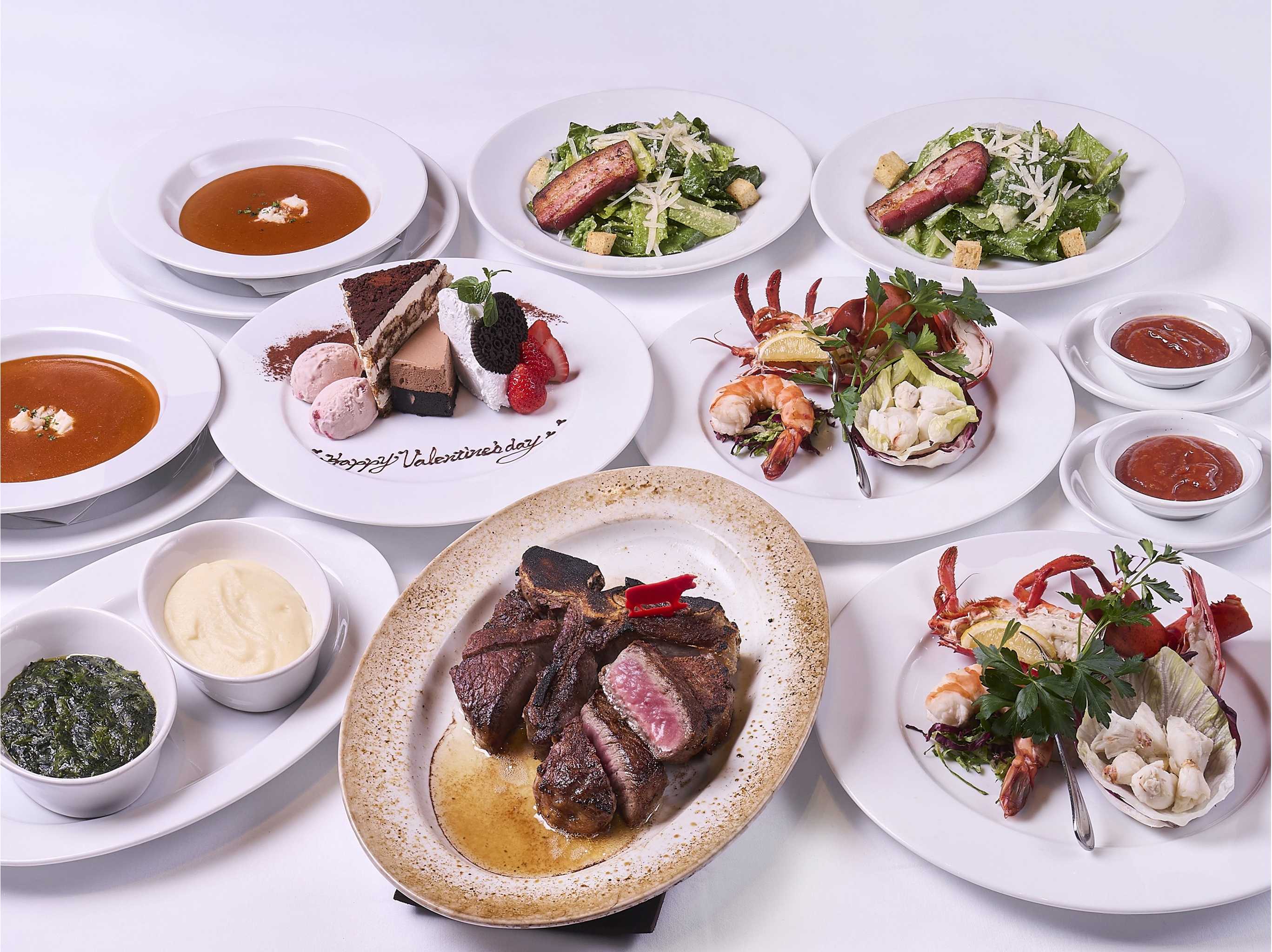 「ウルフギャング・ステーキハウス」バレンタイン スペシャルコース