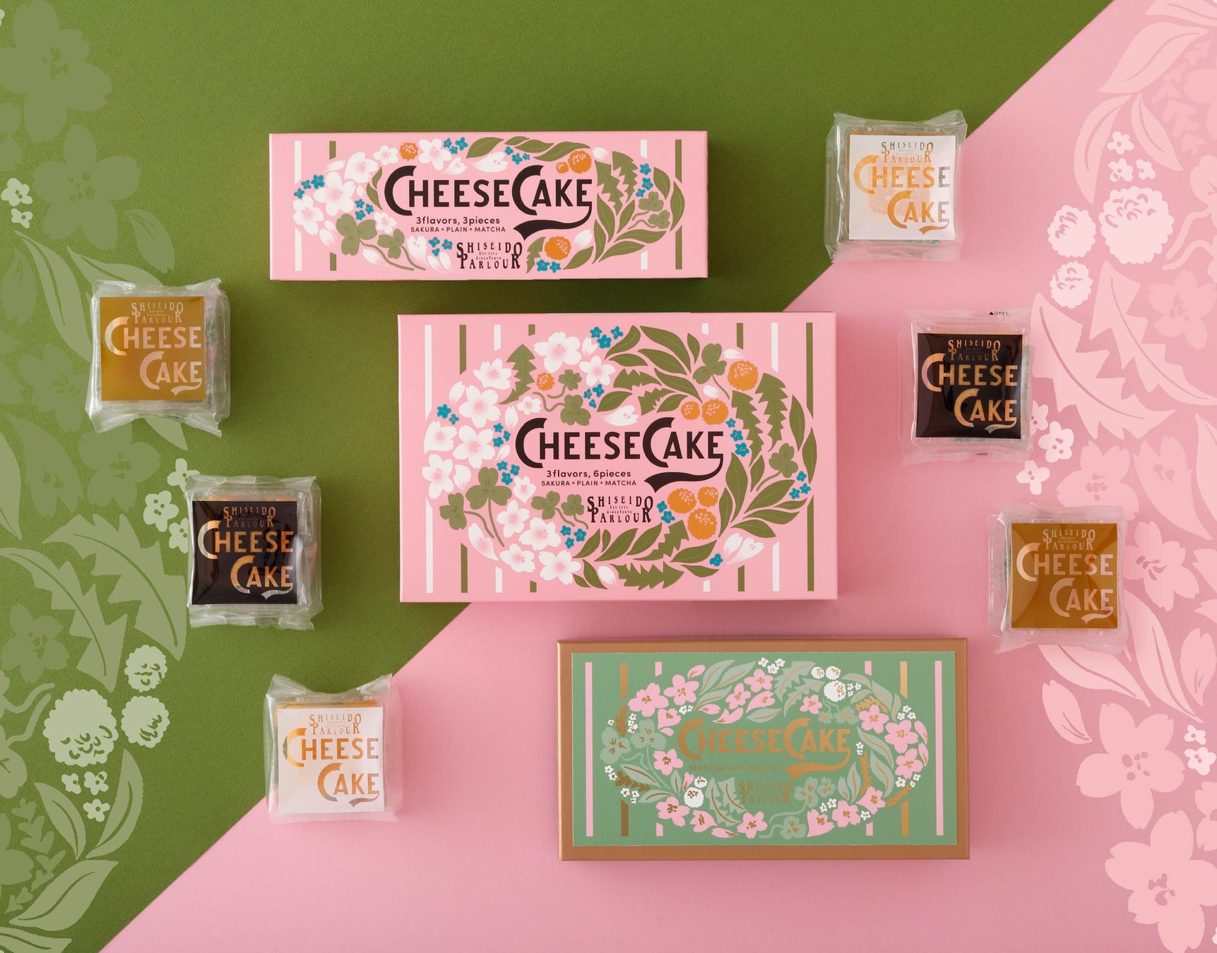 資生堂パーラーの「チーズケーキ」から、春の訪れを告げる3種の詰め合わせが限定発売！