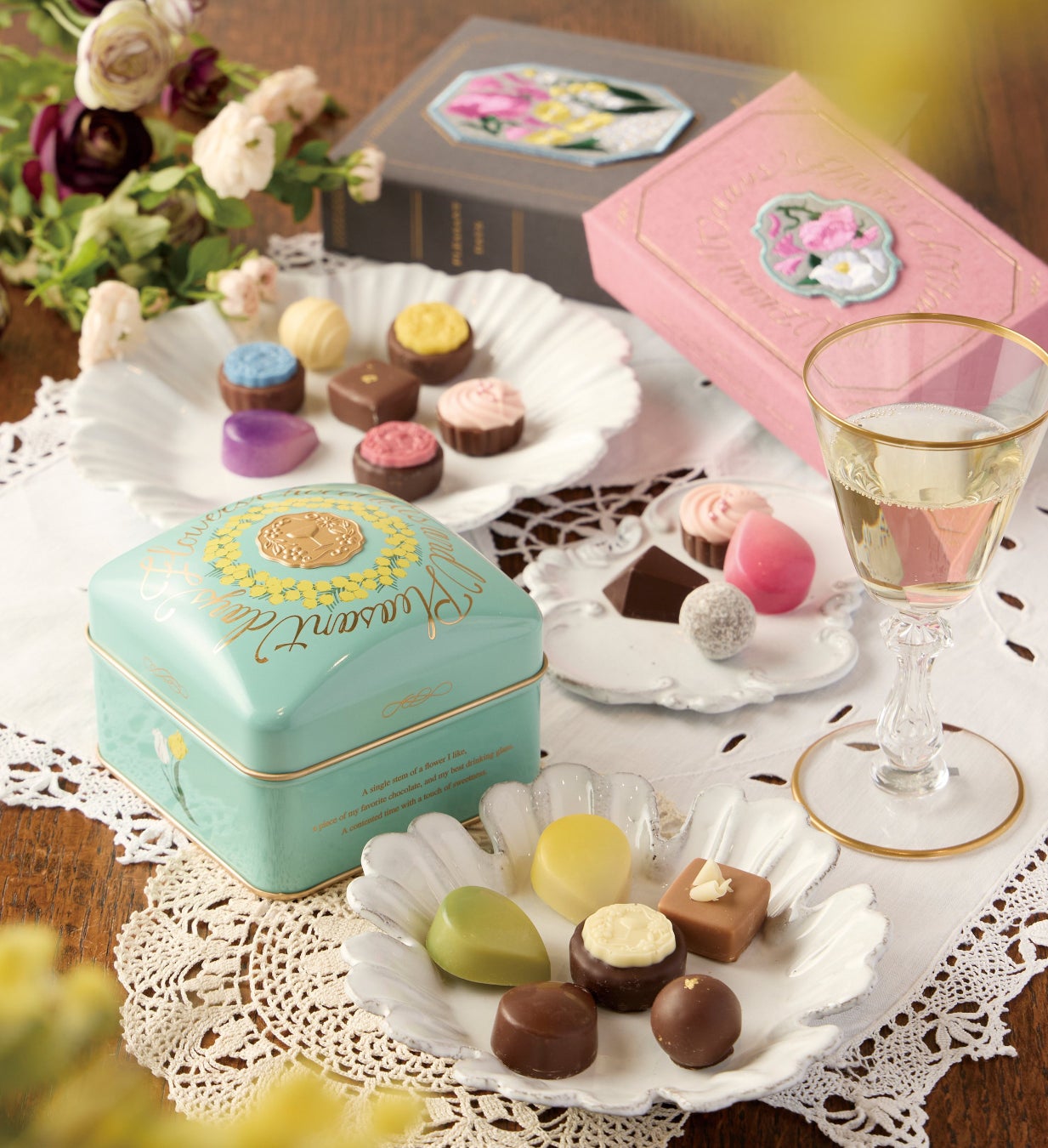 【阪急うめだ本店】大切な方と心満たされるひとときを。“花”をモチーフにしたチョコレートや焼菓子が登場