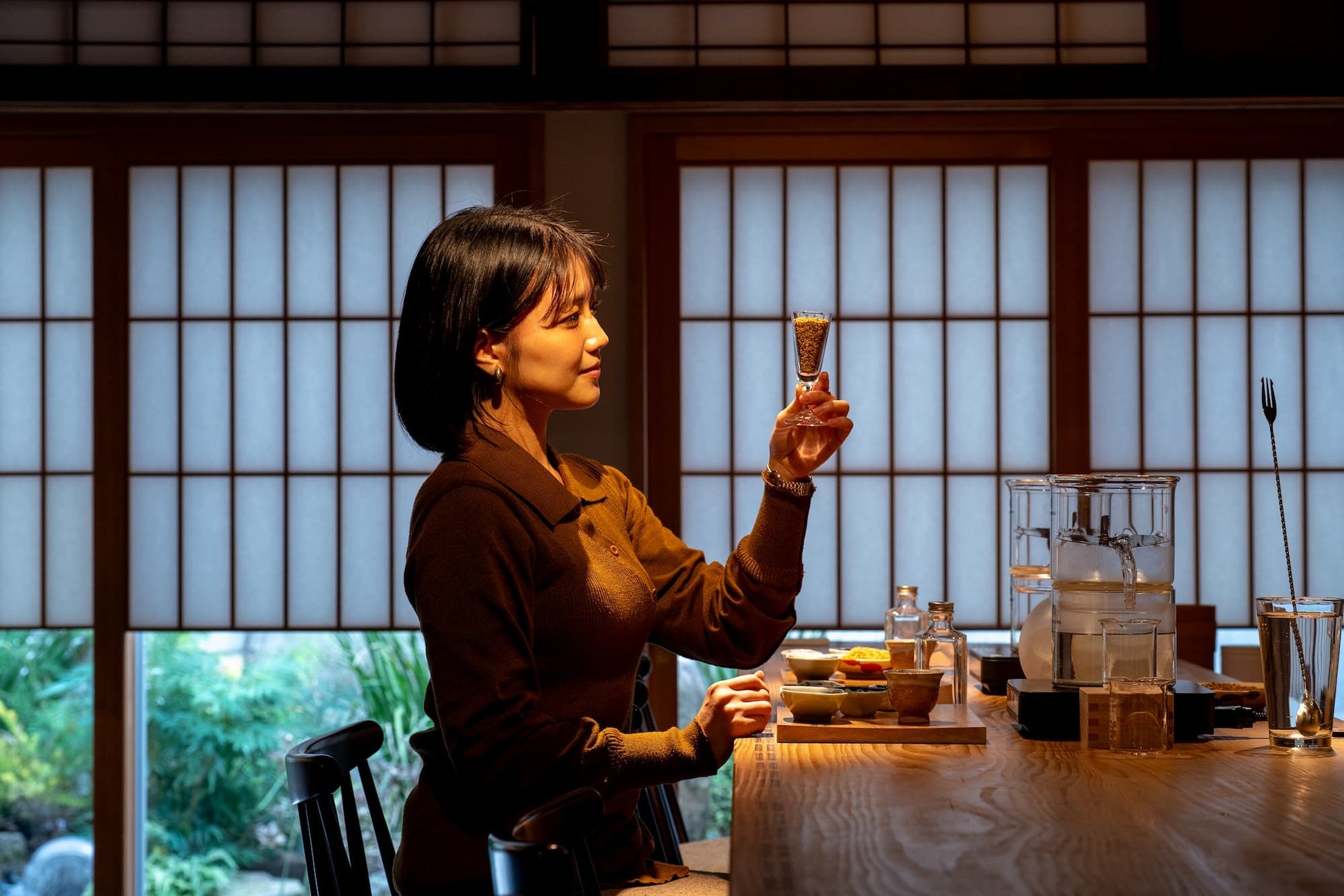 幾星 京都蒸溜室が蒸溜体験教室を開始　　　　　　　　　　　　　　ノンアルコールスピリッツの蒸溜を体験として開く取り組み