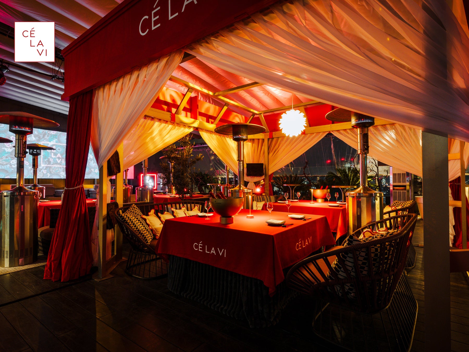 【CÉ LA VI TOKYO】天空のテラスに「SKY-HIGH KOTATSU」が誕生！ 絶景とぬくもりを愉しむ、期間限定のシーズナル空間