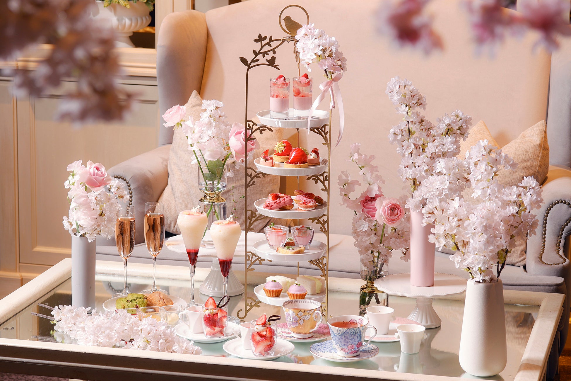 ストロベリーブロッサムアフタヌーンティー