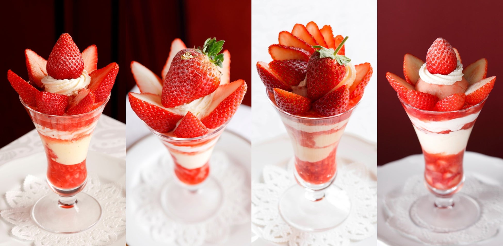 「資生堂パーラー 銀座本店サロン・ド・カフェ」、寒さ深まる2月に旬を迎える苺の限定パフェなどを展開