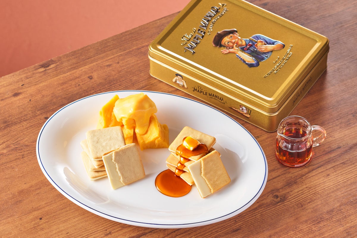 ≪新味≫『メープルチーズクッキー』を先行販売！グランスタ東京限定『メープルクッキー詰合せ缶』に新しい味わいを詰め合わせました。