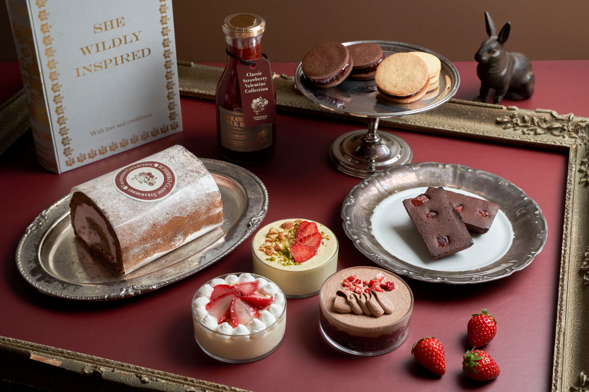 ＜ICHIBIKO＞旬の苺を楽しむバレンタイン限定商品が登場。オンライン限定のスイーツも。