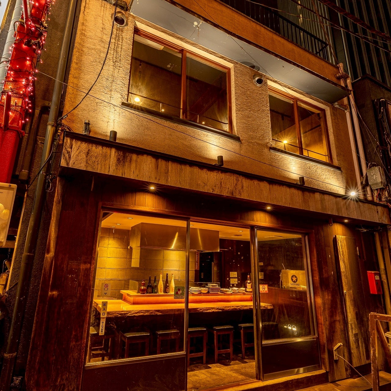 焼鳥100円【池袋東口】栄町通りの古民家を再生「焼鳥と酒 風林」備長炭火×手打ちで2026年2月11日グランドオープン。只今練習を兼ねてプレオープン中2026年2月10日まで焼き鳥串全品100円