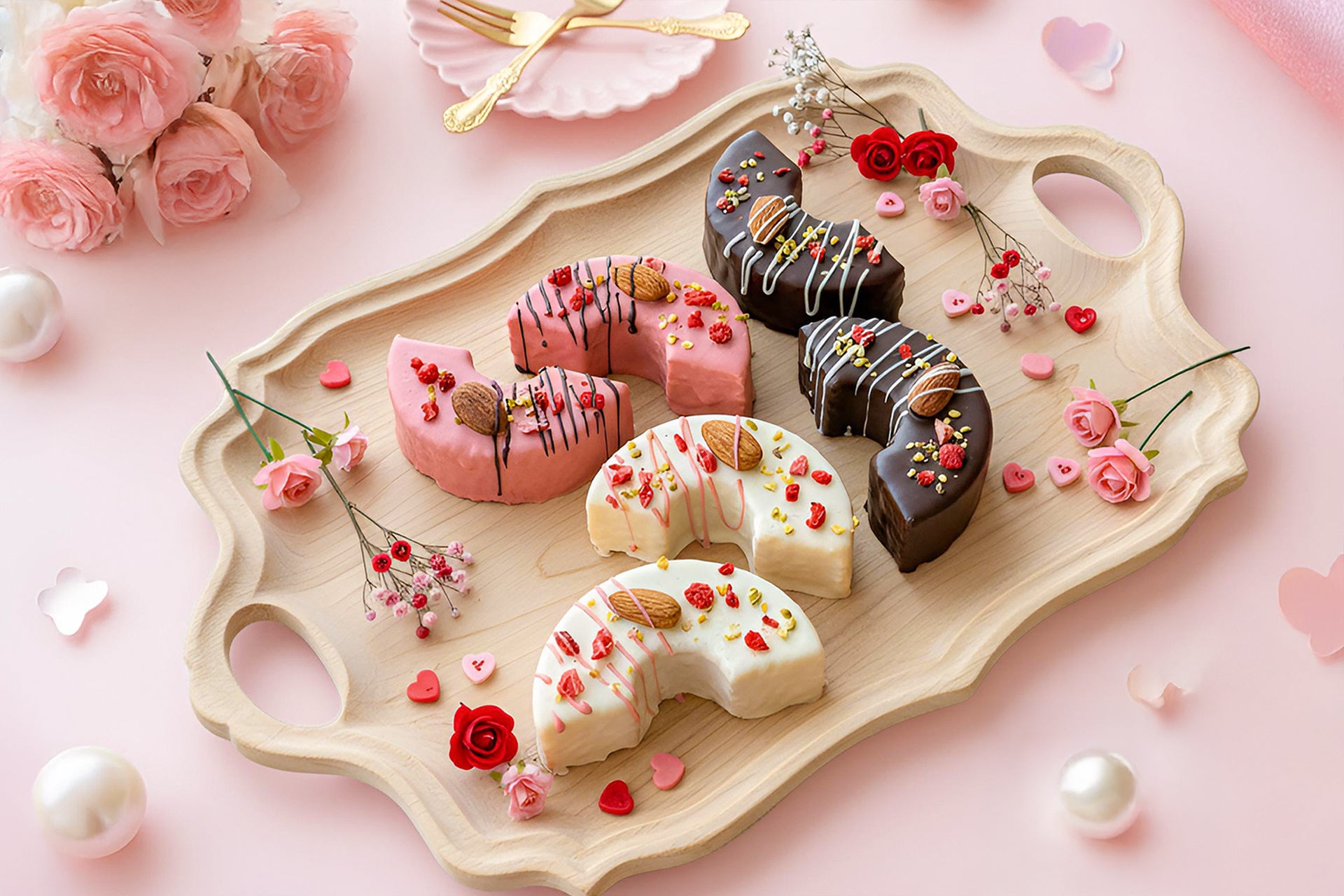 【1月30日販売】最強“盛りビジュアル”の今どきバレンタインスイーツ！「ミニョンバウム」が新デザインで登場！